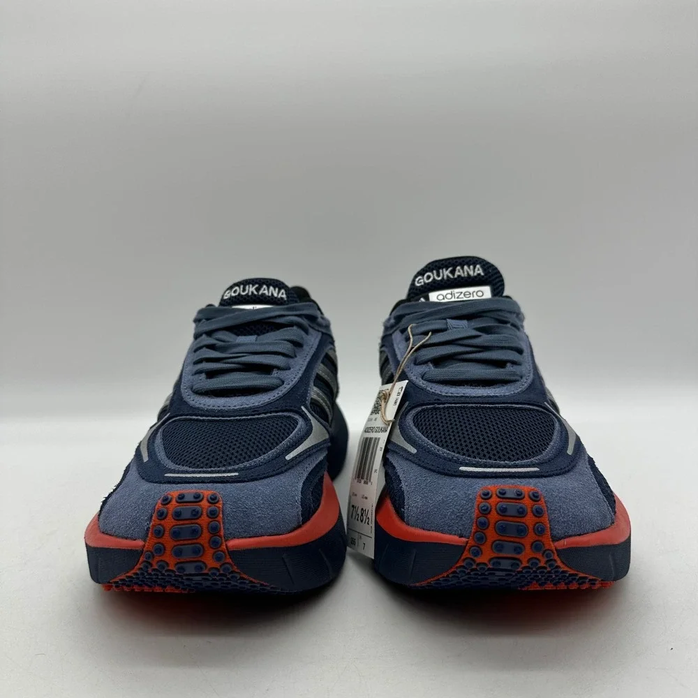 Adidas JP7178 Men 7.5 Ink/Navy Adizero Goukana Chunky Lifestyle Running Shoes